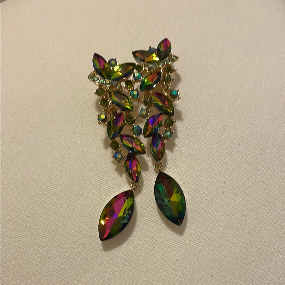 Multicolor Statement Earrings